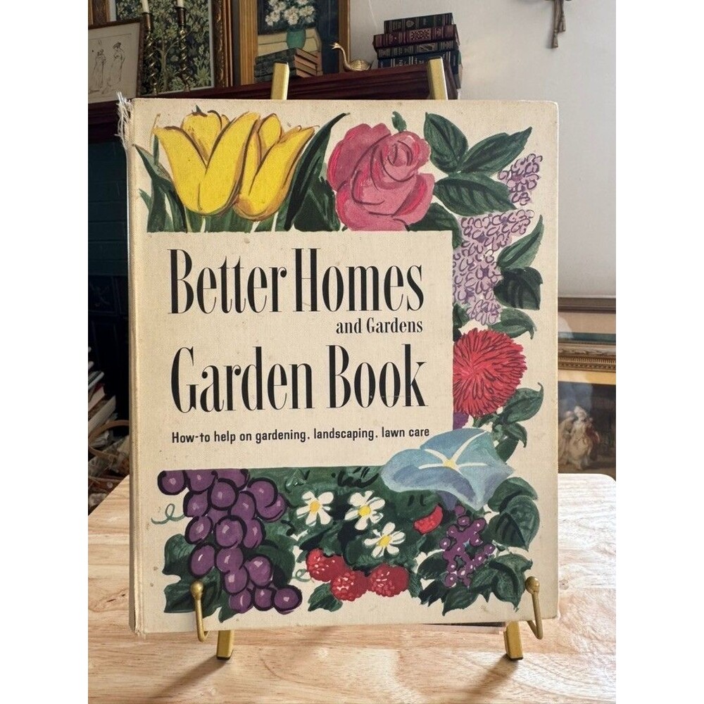 Vintage Better Homes & Gardens 1954 Garden Book 2nd Edition 5-Ring Binder